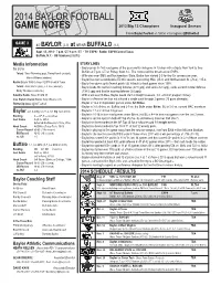 BU FB Game Notes 2014 3 UB (Thu) Layout 1