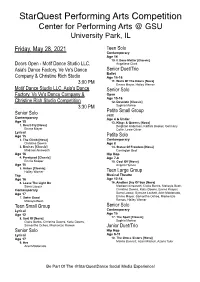 Competition Program!