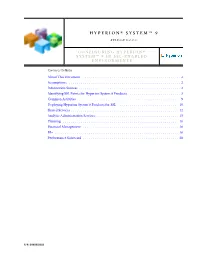 Hyperion System 9 Products