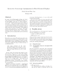 Interactive Stereoscopy Optimization for Head-Mounted Displays
