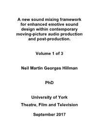 Thesis Table of Contents