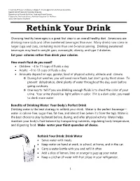 Rethink Your Drink