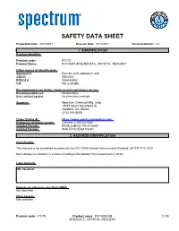 Safety Data Sheet