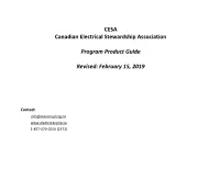 CESA Product Guide