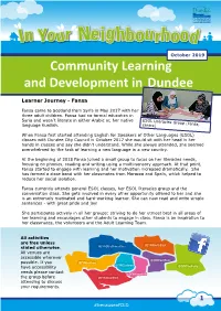 Community Learning and Development in Dundee