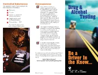 Drug & Alcohol Testing Be a Driver in the Know