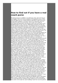 Read How to Find out If You Have a Real Coach Purse Pdf for Amazon