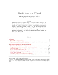 Reliability from Α to Ω: a Tutorial