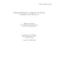 Technical Manual for a Coupled Sea-Ice/Ocean Circulation Model (Version 3)