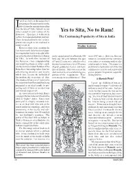 6. Yes to Sita, No to Ram-24.8.06.Pmd