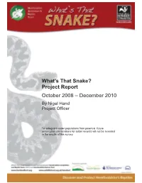 Final Project Report 2010