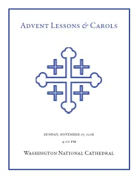 Advent Lessons & Carols