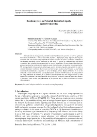 Basidiomycetes As Potential Biocontrol Agents Against Nematodes