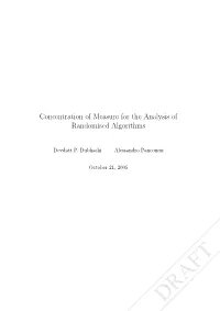 Concentration of Measure for the Analysis of Randomised Algorithms