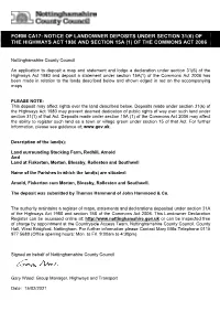 Of the Highways Act 1980 and Section 15B of the Commons Act 2006