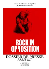Rock Progressif Et Plus, Dans Tous Ses États…