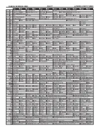 Sunday Morning Grid 9/24/17 Latimes.Com/Tv Times