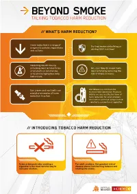 Talking Tobacco Harm Reduction