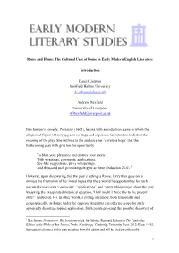 The Cultural Uses of Rome in Early Modern English Literature Introduction Daniel Cadman Sheffield Hallam Univer