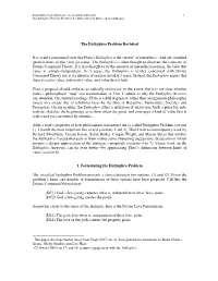 The Euthyphro Problem Revisited