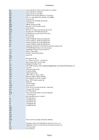 Extensions Page 1