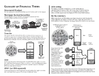 GLOSSARY of FINANCIAL TERMS