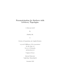 Parametrization for Surfaces with Arbitrary Topologies
