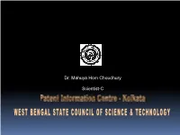 Dr. Mahuya Hom Choudhury Scientist-C