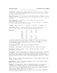 Macphersonite Pb4(SO4)(CO3)2(OH)2 C 2001-2005 Mineral Data Publishing, Version 1