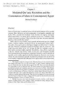 Mediated Qur'anic Recitation and the Contestation of Islam In