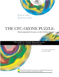 THE CFC-OZONE PUZZLE: Environmental Science in the Global Arena