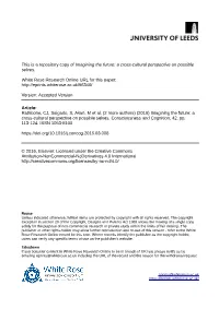 A Cross-Cultural Perspective on Possible Selves