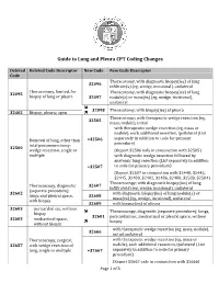 Guide to Lung and Pleura CPT Coding Changes