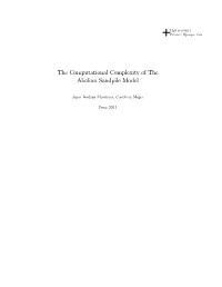 The Computational Complexity of the Abelian Sandpile Model