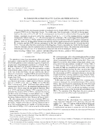 Arxiv:Astro-Ph/0307509V1 29 Jul 2003 Rpittpstuigl Using Typeset Preprint Hl 02 N Speitdb Iuain Fte“Cosmic the of Simulations by Davé Predicted (E.G
