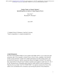 Genetic Nature Or Genetic Nurture? Quantifying Bias in Analyses Using Polygenic Scores