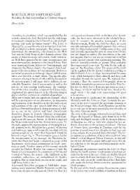 HOLY FACE, HOLY SCRIPT, HOLY GATE Revealing the Edessa Paradigm in Christian Imagery