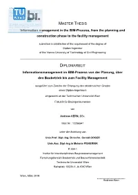 MASTER THESIS Information Management in The