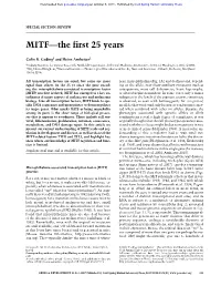 MITF—The First 25 Years