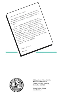 New York State Motorcycle Safety Program Manual