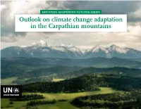 Outlook on Climate Change Adaptation in the Carpathian Mountains
