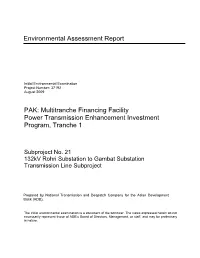 Power Transmission Enhancement Investment Program, Tranche 1
