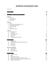 Artinfuser Counterpoint Rules