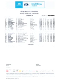 CLASSIFICATION Round 6