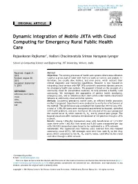 Dynamic Integration of Mobile JXTA with Cloud Computing for Emergency Rural Public Health Care