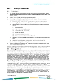 Part 3. Strategic Framework 3.1