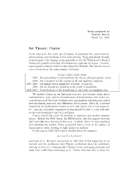 Set Theory: Cantor