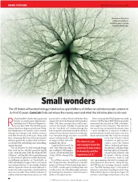 Small Wonders the US National Nanotechnology Initiative Has Spent Billions of Dollars on Submicroscopic Science in Its First 10 Years