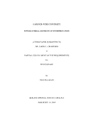 Jewish Scribal Methods of Interpretation