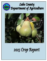 2015 Crop Report
